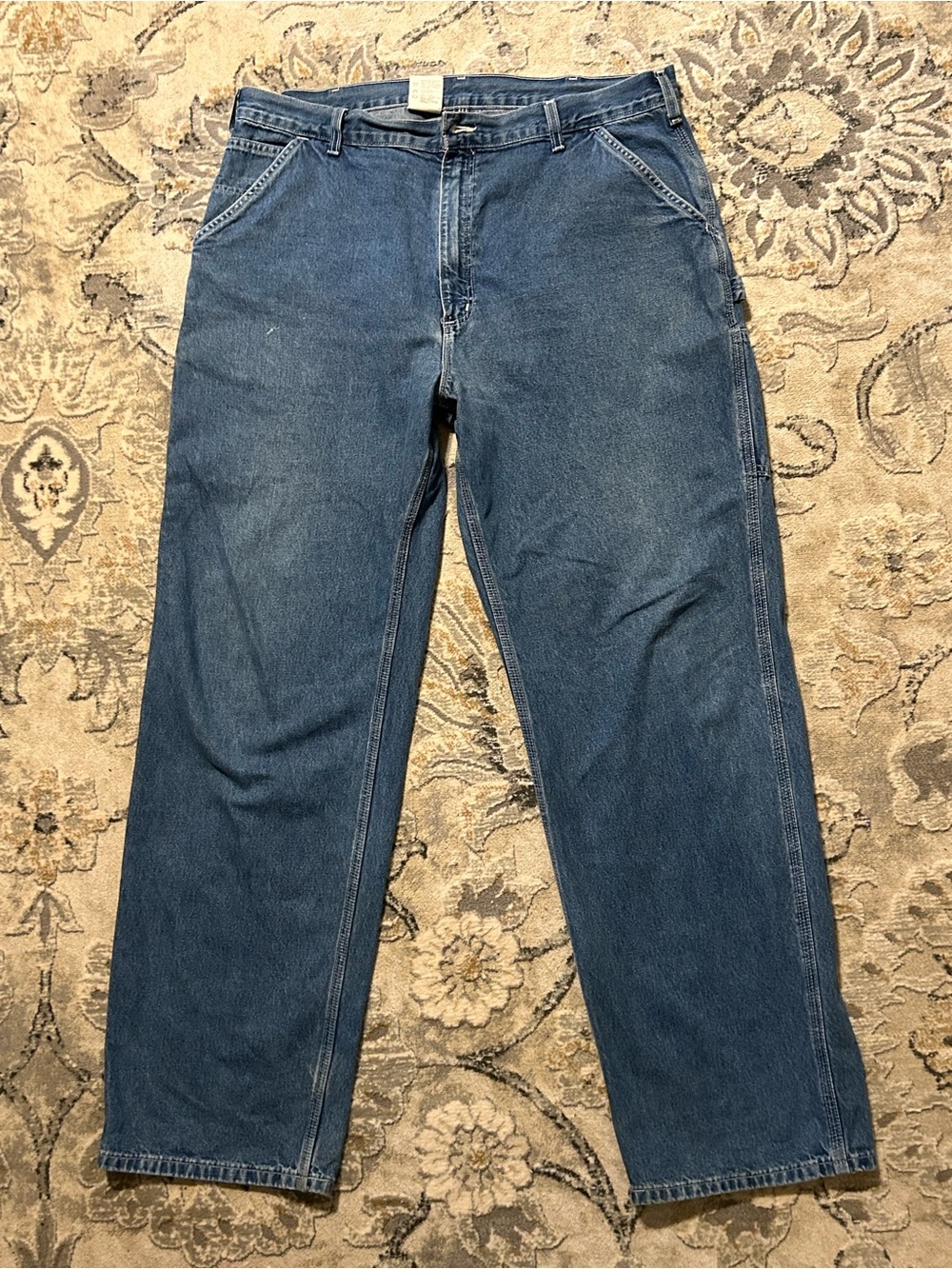 Carhartt   Carpenter’s Jeans in Blue Denim